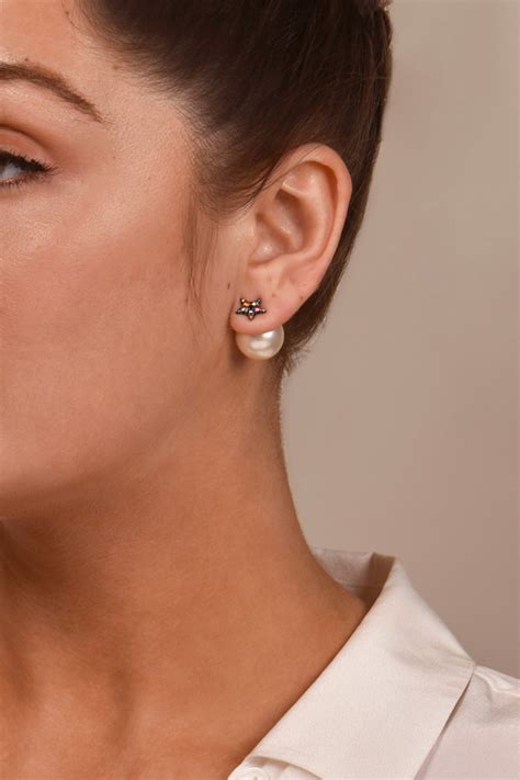 dior earrinhs|christian mise en dior earrings.